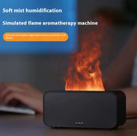 Flame Effect Aroma Diffuser – Ultra Silent Humidifier